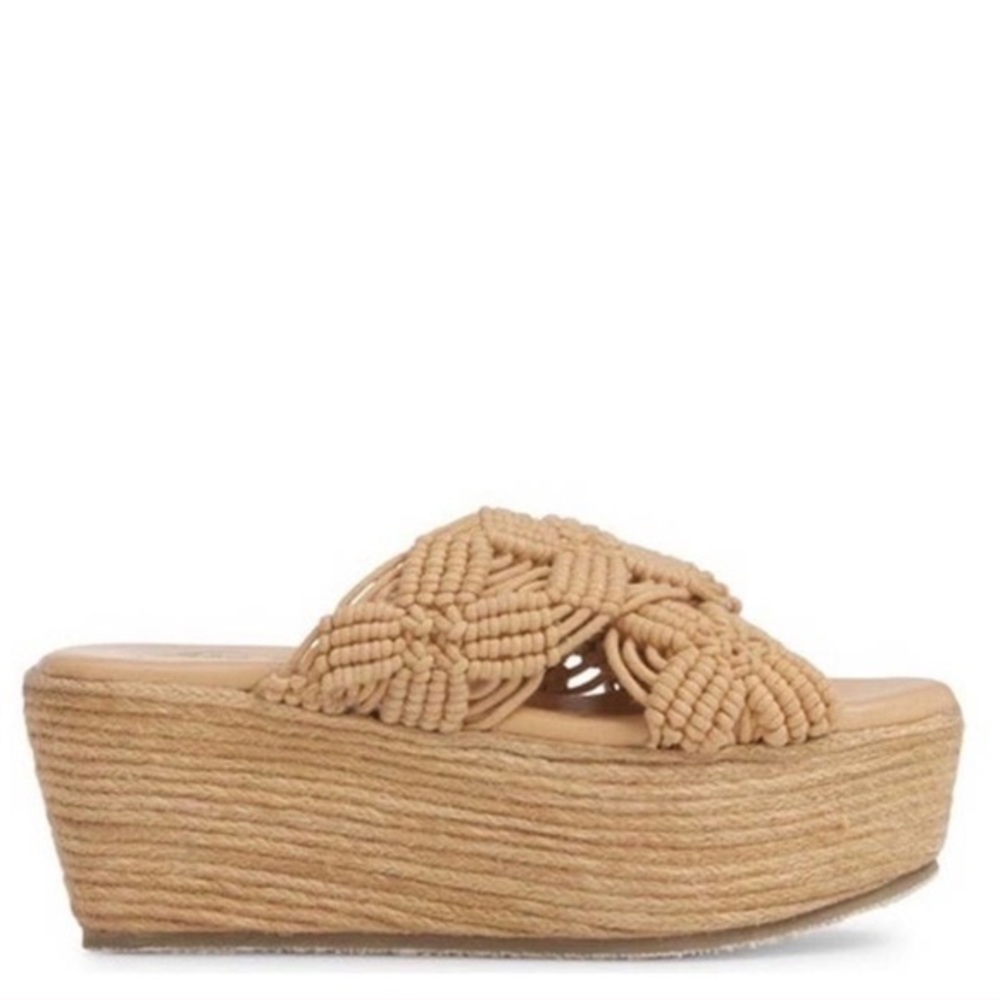 Free People highline Crochet Platform Sandals 9